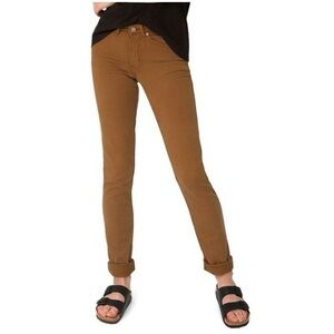 DU/ER Women's No Sweat Slim Straight Tapered Stretch Pants Brown Size 29 Outdoor